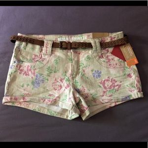 Mossimo Supply Floral Printed Jean Shorts 11